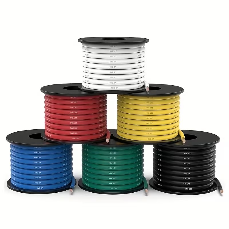6-Color Flexible Tinned Copper Wire Kit