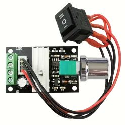 PWM DC Motor Speed Controller with Switch