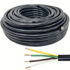 100 ft 14 Gauge 4-Way Wire Cable with Color-Coded Conductors